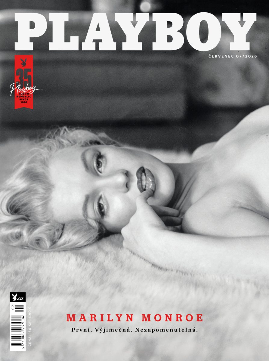 MARILYN MONROE POPRVÉ NA TITULNÍ STRANĚ ČESKÉ EDICE PLAYBOYE