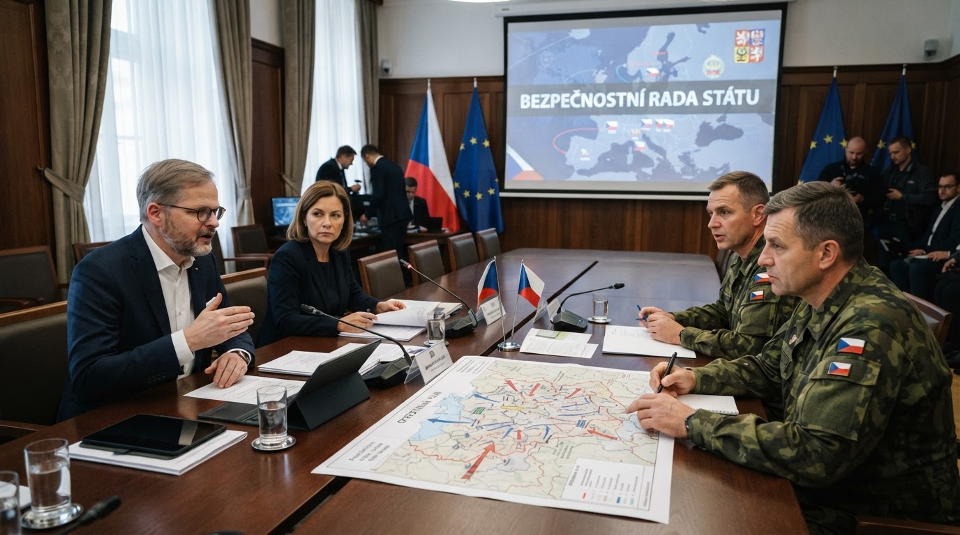 Bezpečnostní rada státu jednala za účasti Pavla o armádní koncepci