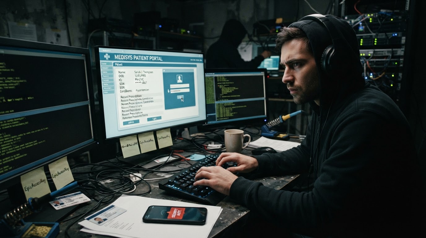 Kyberšmejdi zneužívají digitalizaci zdravotnictví k vykrádání účtů