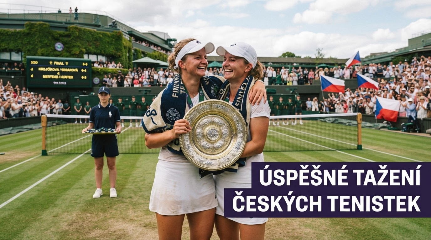 Lehečka chválí úspěšné tažení českých tenistek Wimbledonu