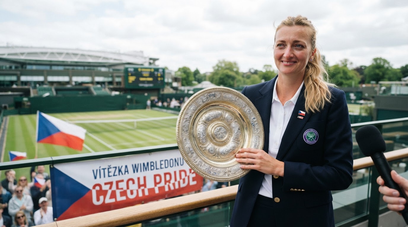 Máme tolik vítězek Wimbledonu, že to tady všichni vnímají, říká Čech
