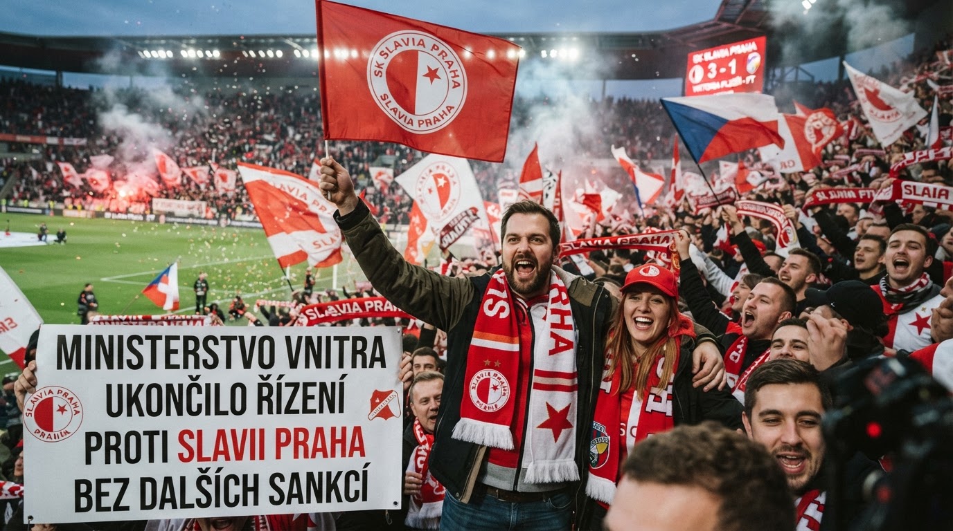 Ministerstvo vnitra ukončilo řízení proti Slavii Praha bez dalších sankcí