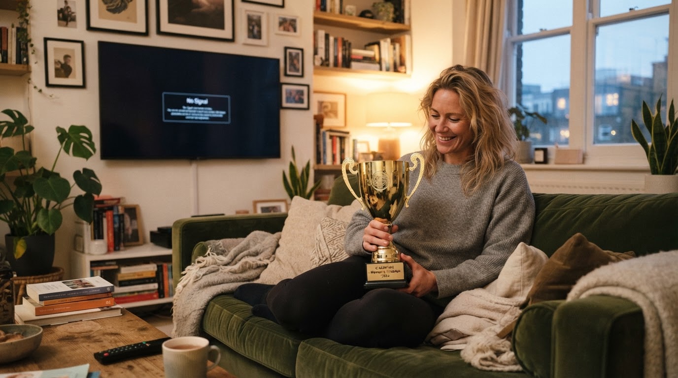 Nosková po návratu domů plánuje odpočinek a místo televize trofej