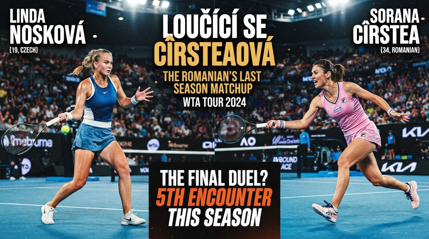 Noskovou čeká na Wimbledonu loučící se Cirsteaová, utkají se popáté v sezoně