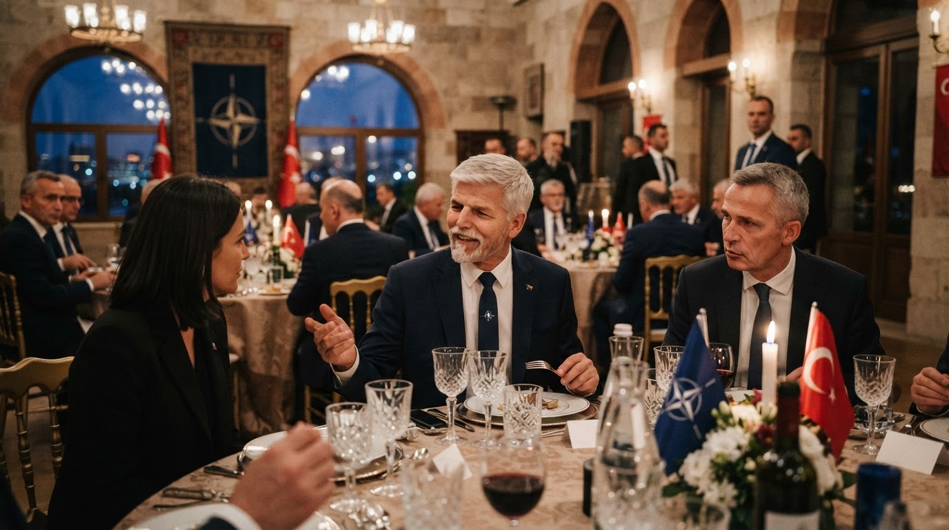 Pavel se zúčastní neformální večeře summitu NATO v Ankaře