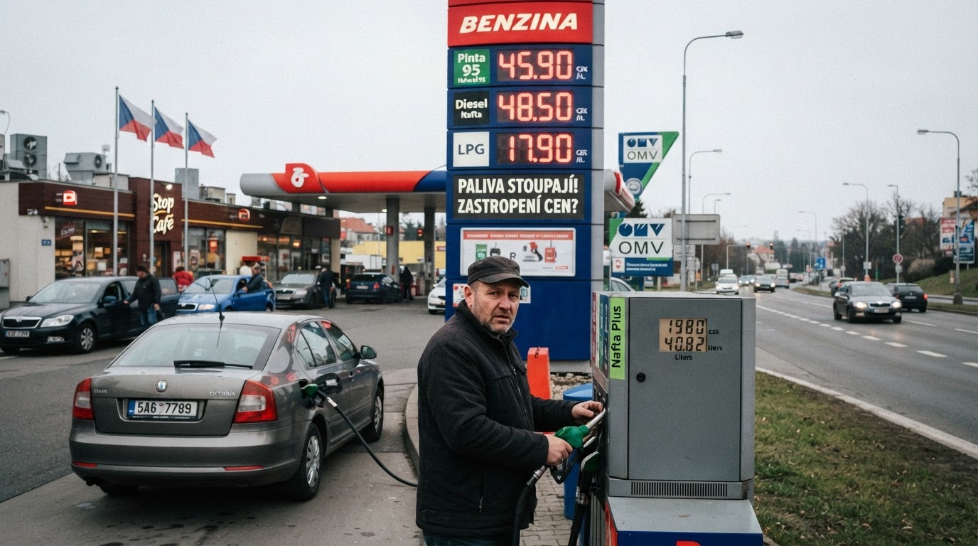 Pohonné hmoty v Česku po zrušení regulace znovu zdražily