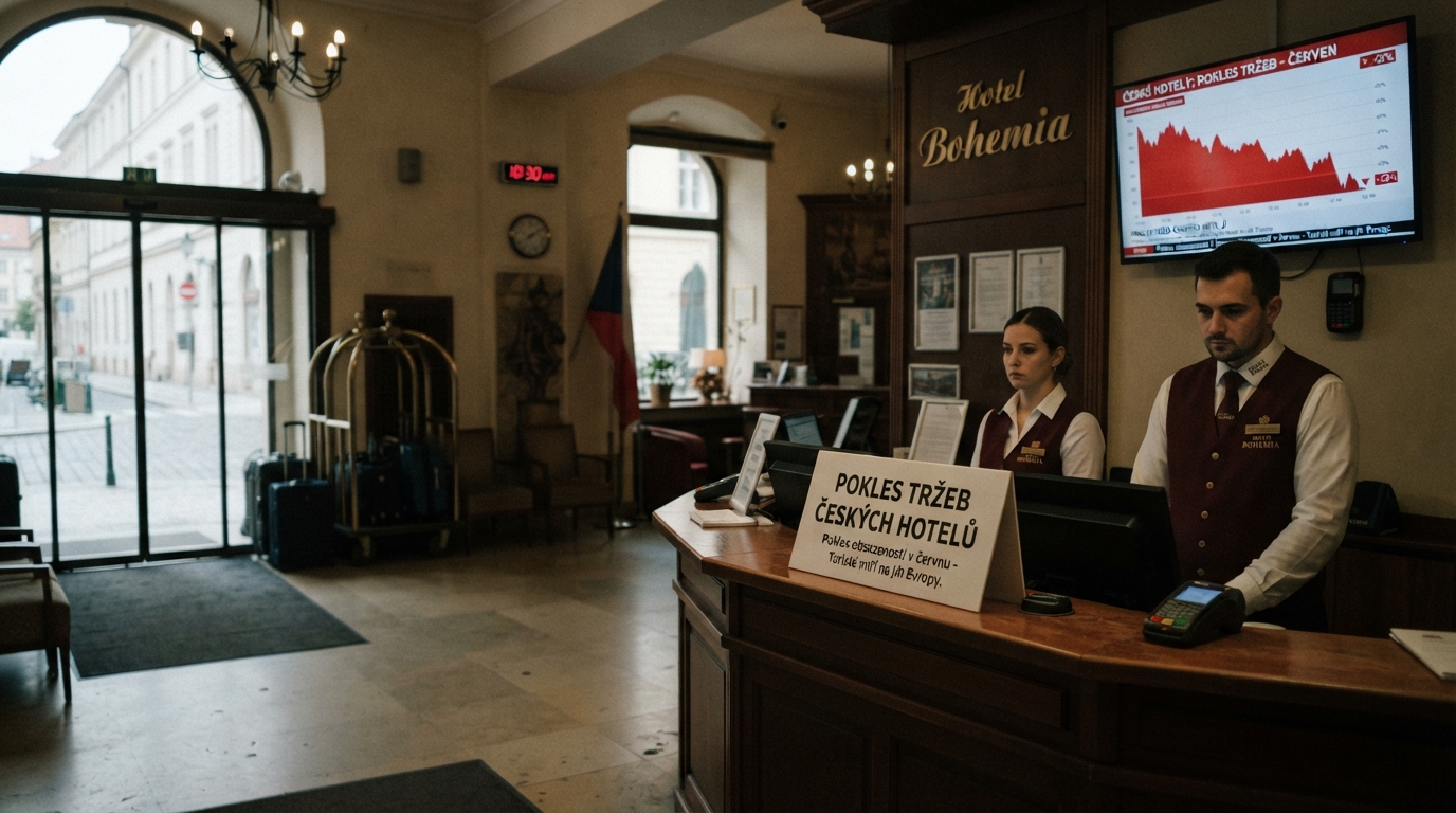 Pokles tržeb českých hotelů v červnu, turisté míří na jih Evropy