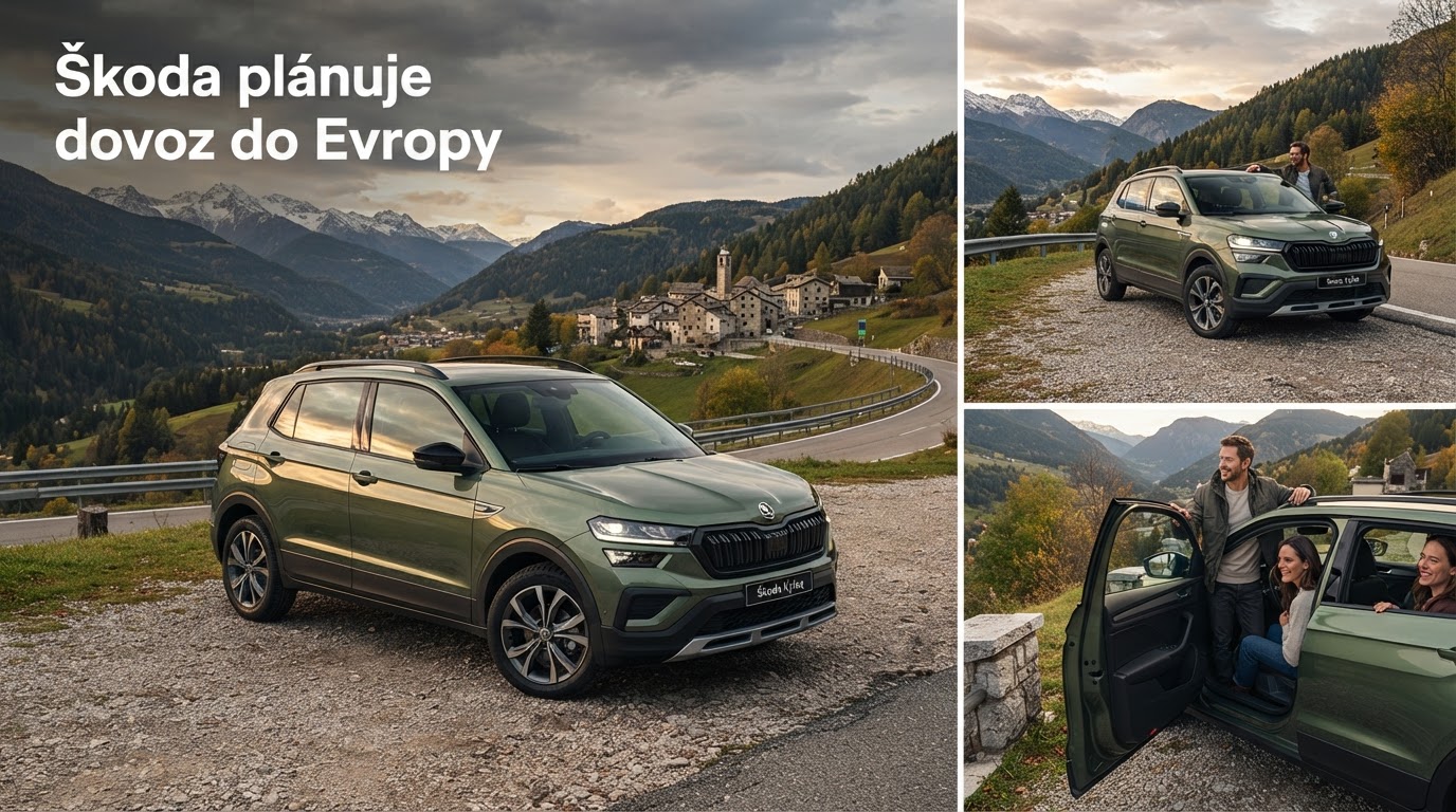 Škoda plánuje dovoz městského crossoveru Kylaq do Evropy
