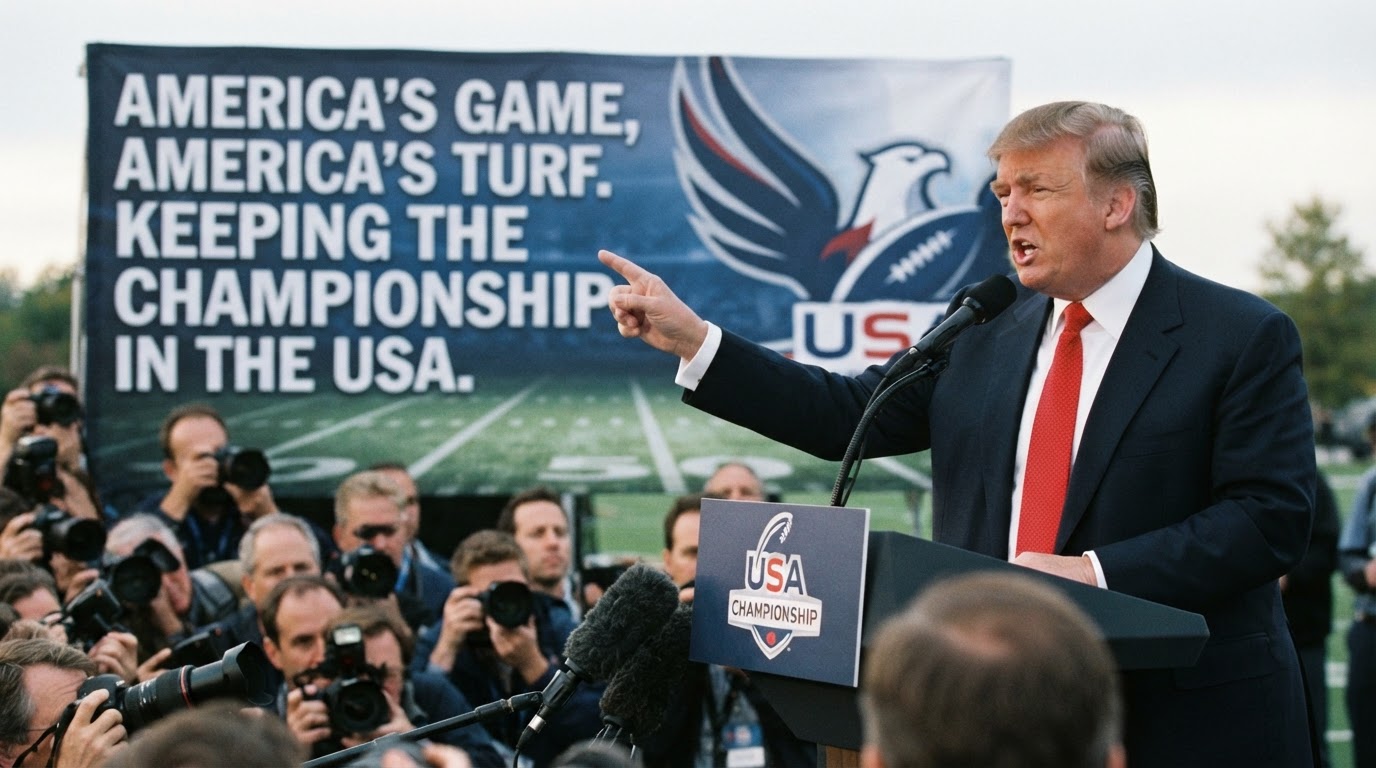 Trump podporuje myšlenku na šampionát pouze v USA