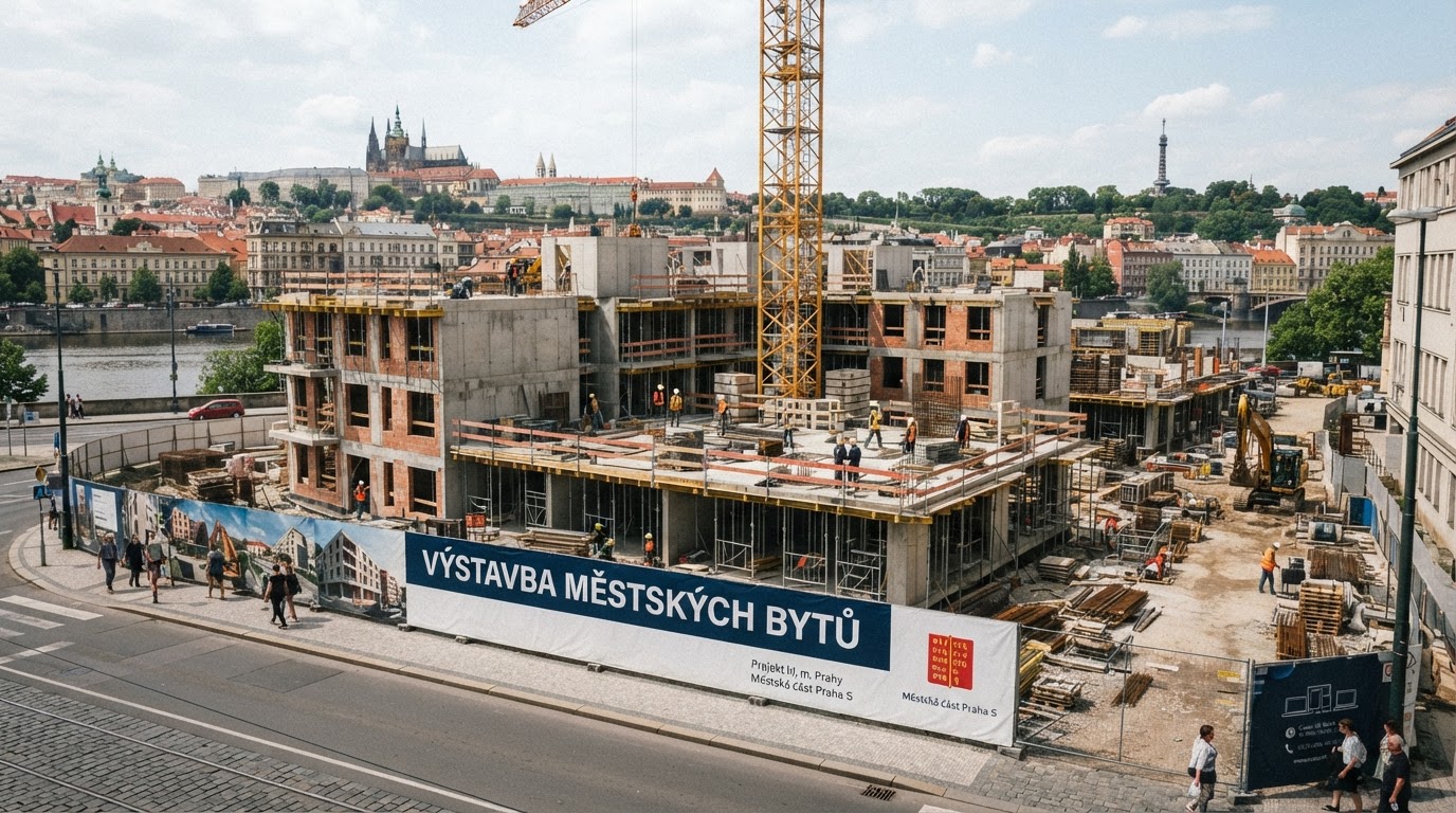 V Praze začíná výstavba prvních městských bytů pro rodiny