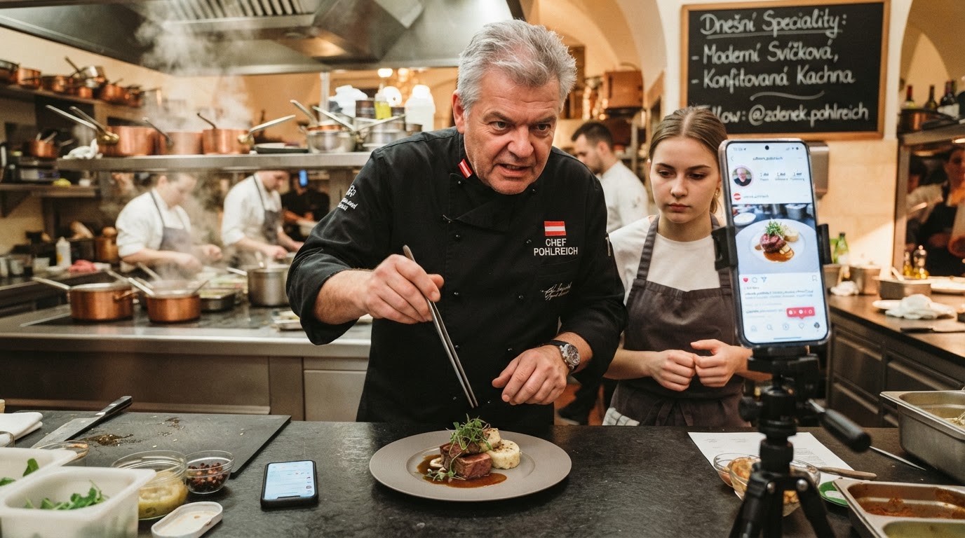 Zdeněk Pohlreich mění tvář českého gastronomie, Instagram posiluje trendy