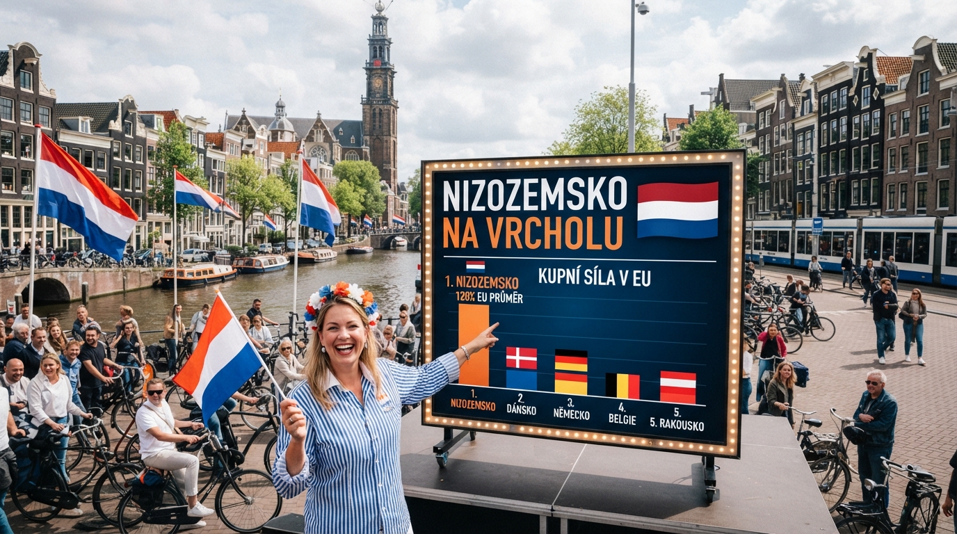 Žebříček států s nejvyšší kupní silou vede Nizozemsko