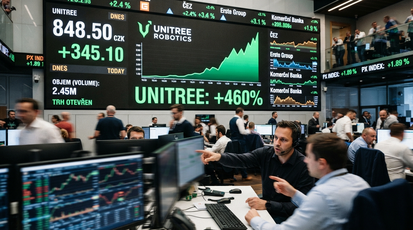 Akcie výrobce robotů Unitree vzrostly o 460 procent během prvního dne obchodování