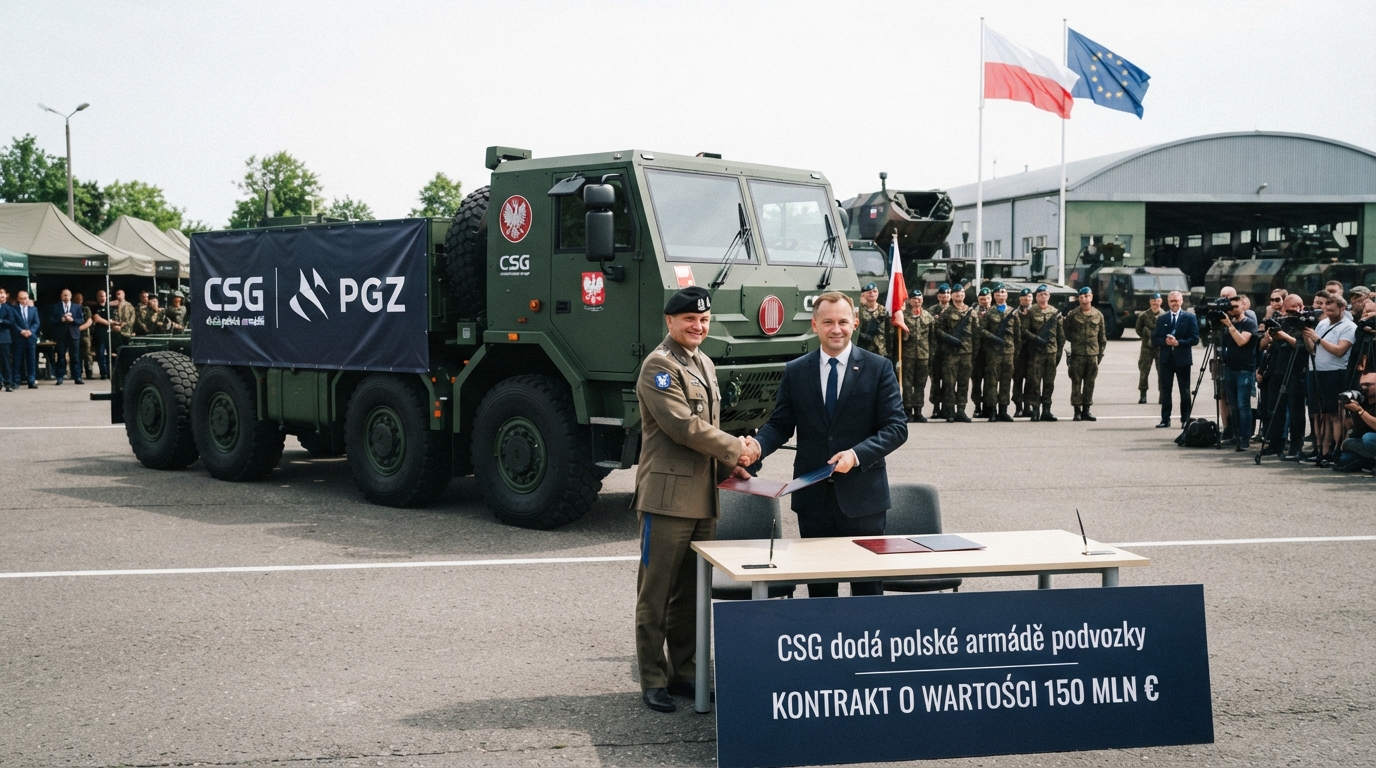 CSG dodá polské armádě podvozky za 150 milionů eur