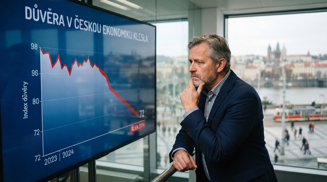 ČSÚ: důvěra v českou ekonomiku v srpnu mírně klesla na 100,5 bodu
