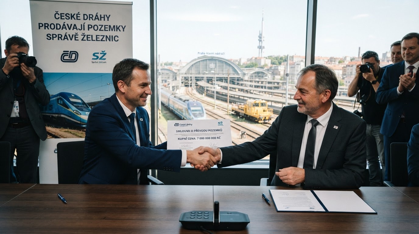 České dráhy prodají Správě železnic pozemky za 7 miliard korun