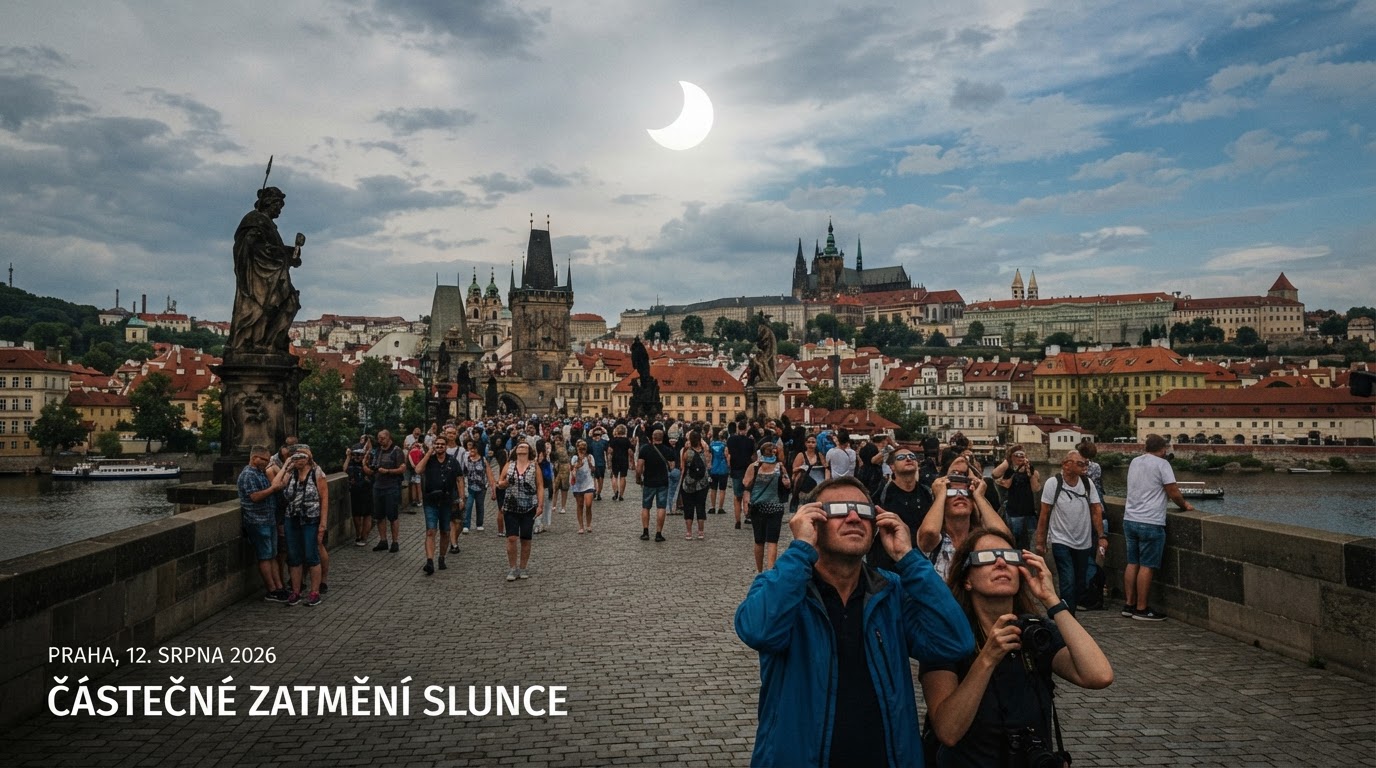 Česko čeká 12. srpna částečné zatmění Slunce