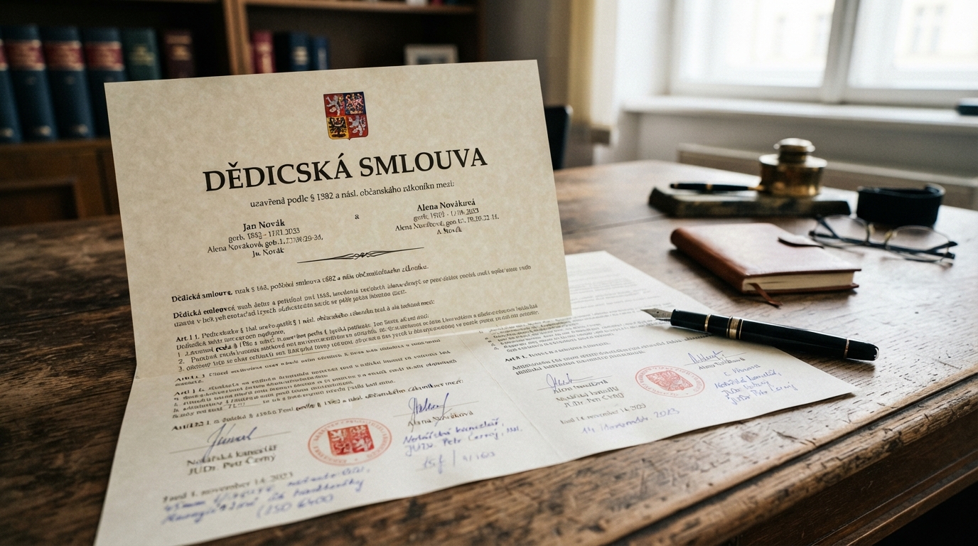 Dědická smlouva nabízí právní jistotu, závěť lze snadno zrušit