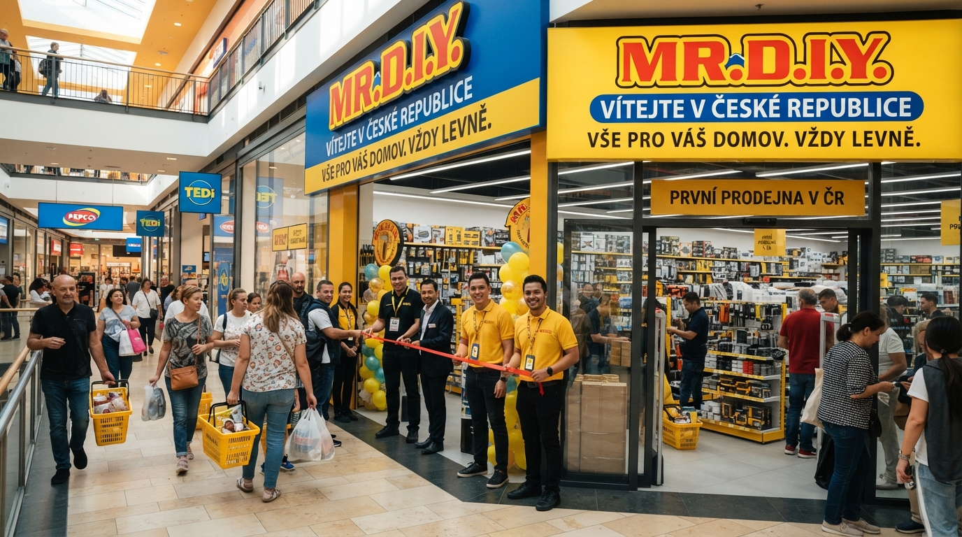 Diskontní řetězce expandují v Česku, přichází i malajsijský MR. DYI