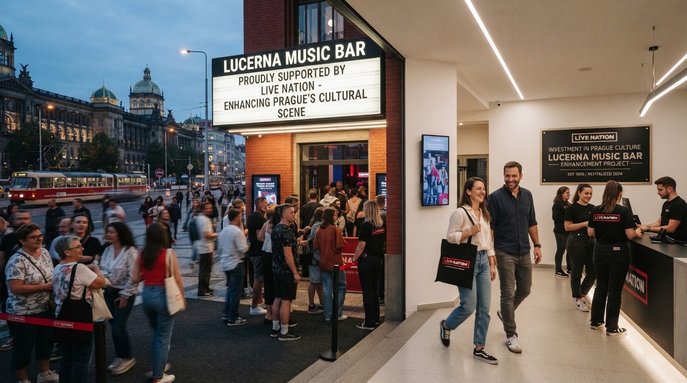 Live Nation investuje do pražských kulturních hal s cílem zlepšit zážitek návštěvníků