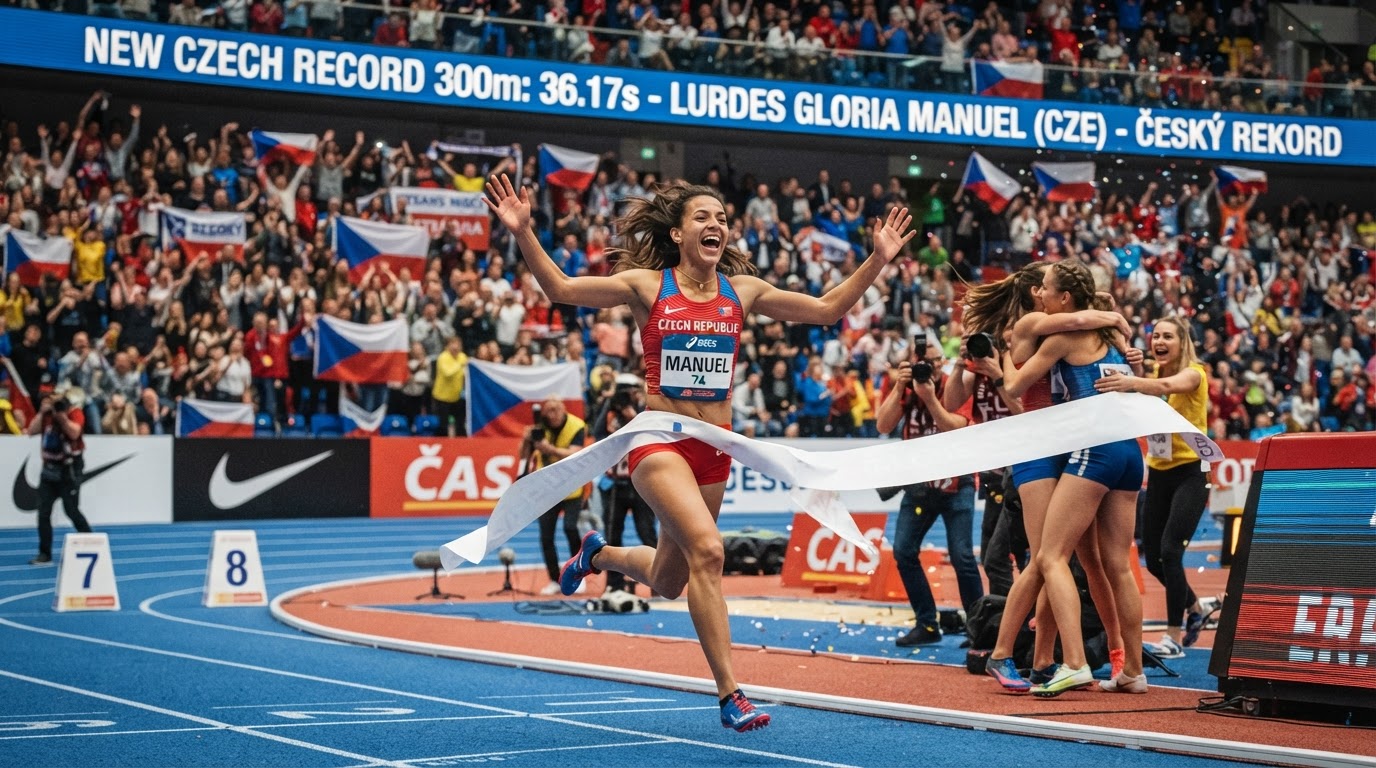 Lurdes Gloria Manuel překonala český rekord na 300 metrů