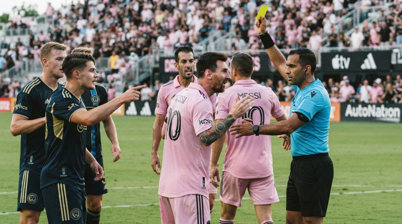 Messi dostal pokutu za pohlavek soupeři v zápase Miami s Philadelphií