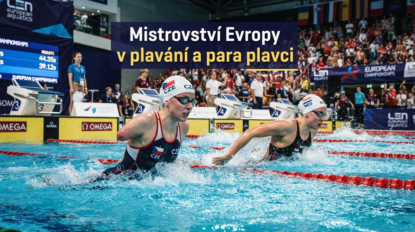 Mistrovství Evropy v plavání zahrnuje i para plavce