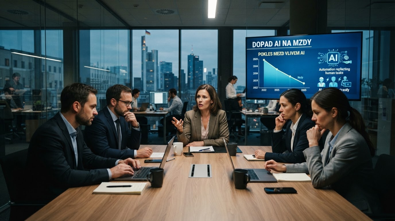 Polovina německých firem očekává pokles mezd vlivem umělé inteligence
