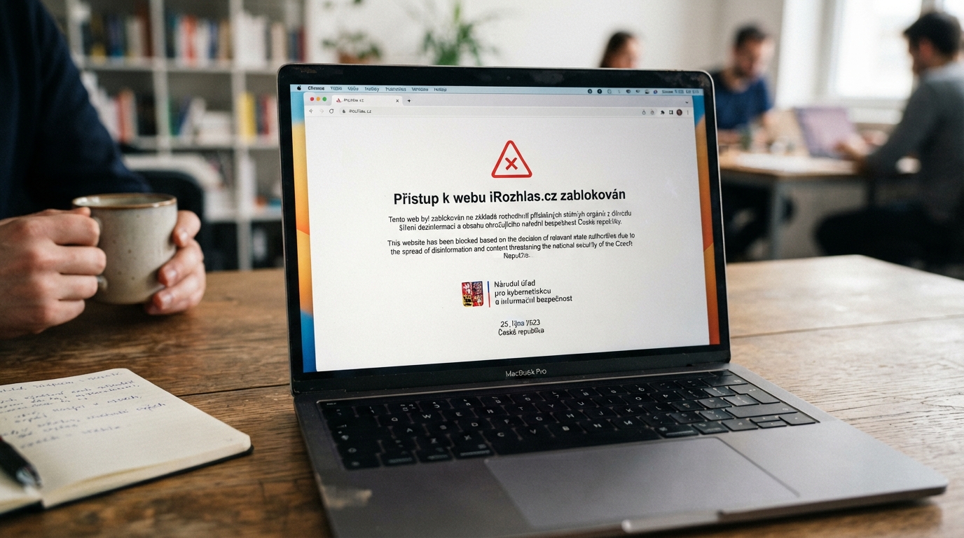 Přístup k webu iRozhlas.cz zablokován kvůli bezpečnostní kontrole