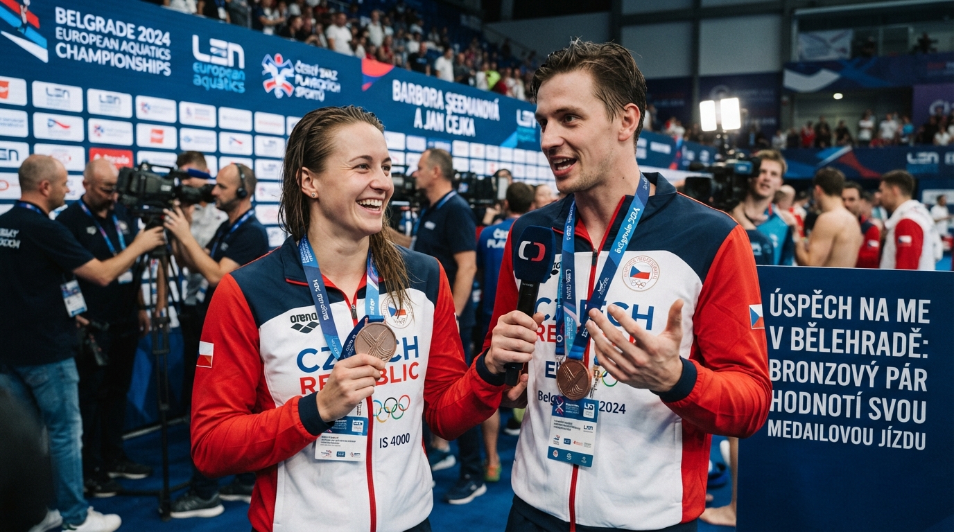 Seemanová a Čejka hodnotí úspěch na evropském šampionátu