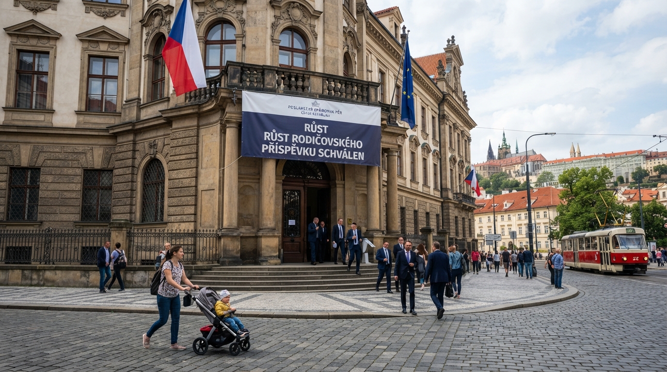 Sněmovna schválila růst rodičovského příspěvku