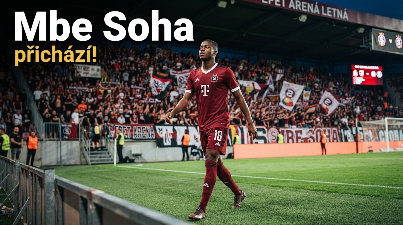 Sparta Praha získala francouzského obránce Mbe Soha z Belgie