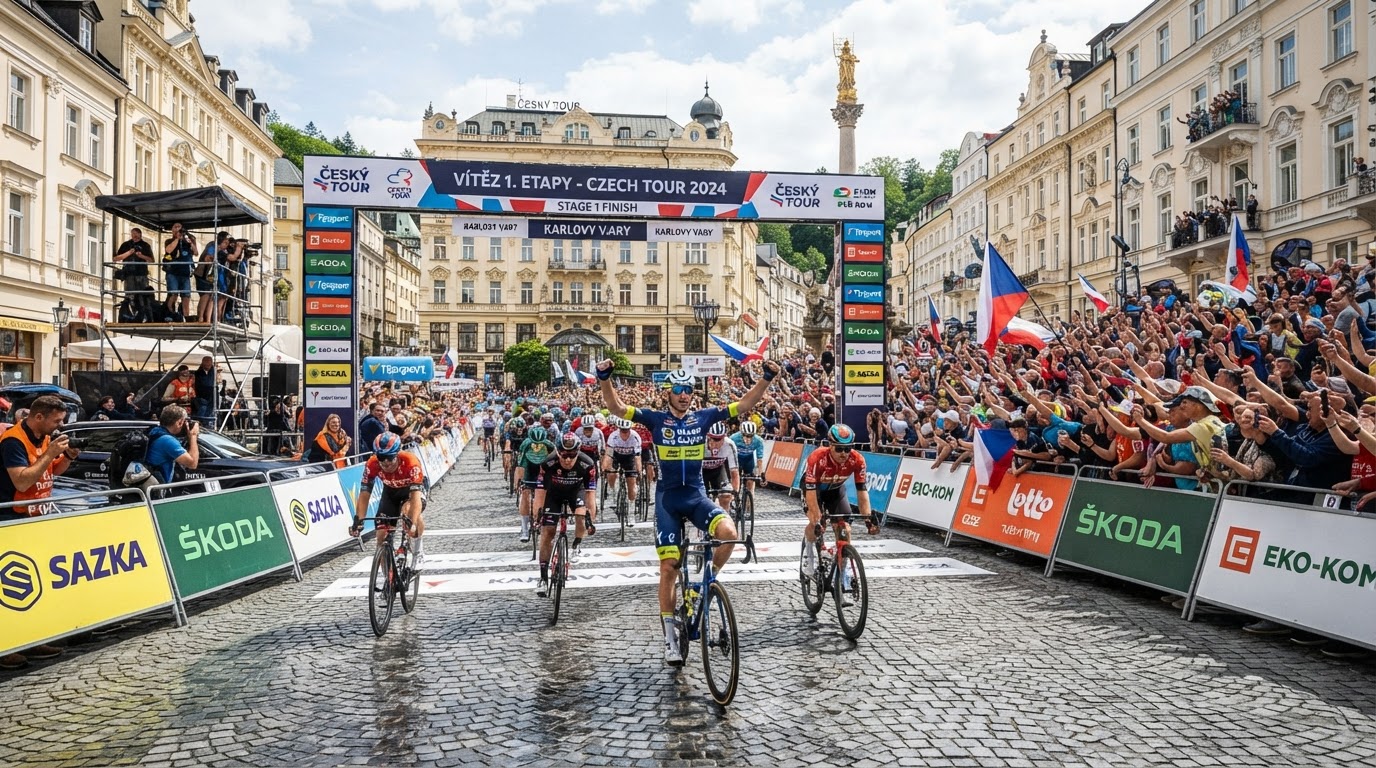 Startuje největší domácí cyklistický závod Czech Tour. Cíl první etapy je v centru Karlových Varů