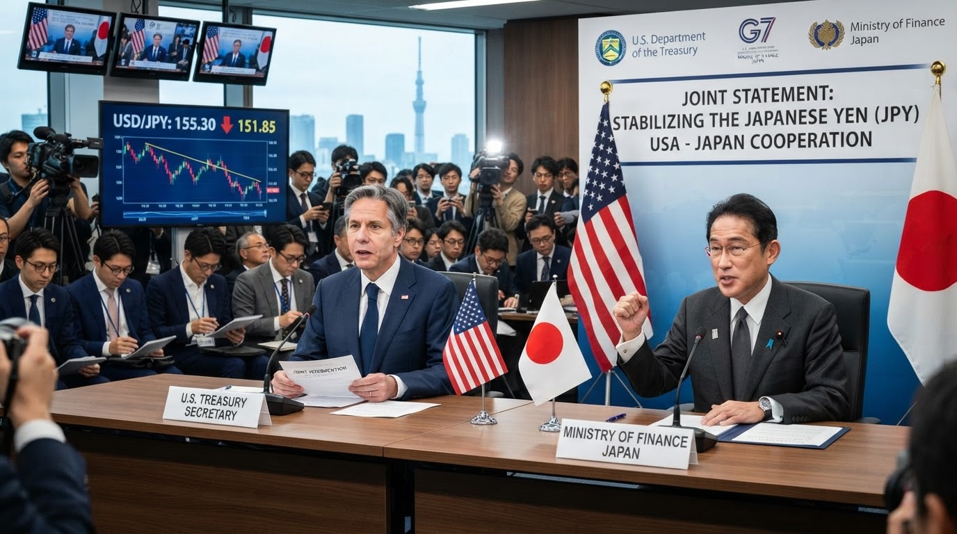 USA a Japonsko společně intervenují na ochranu japonského jenu