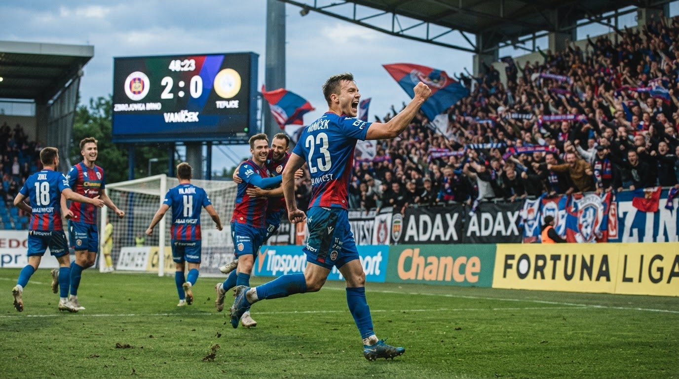 Vaníček zazářil v zápase se Teplicemi, Zbrojovka vyhrála 2:0