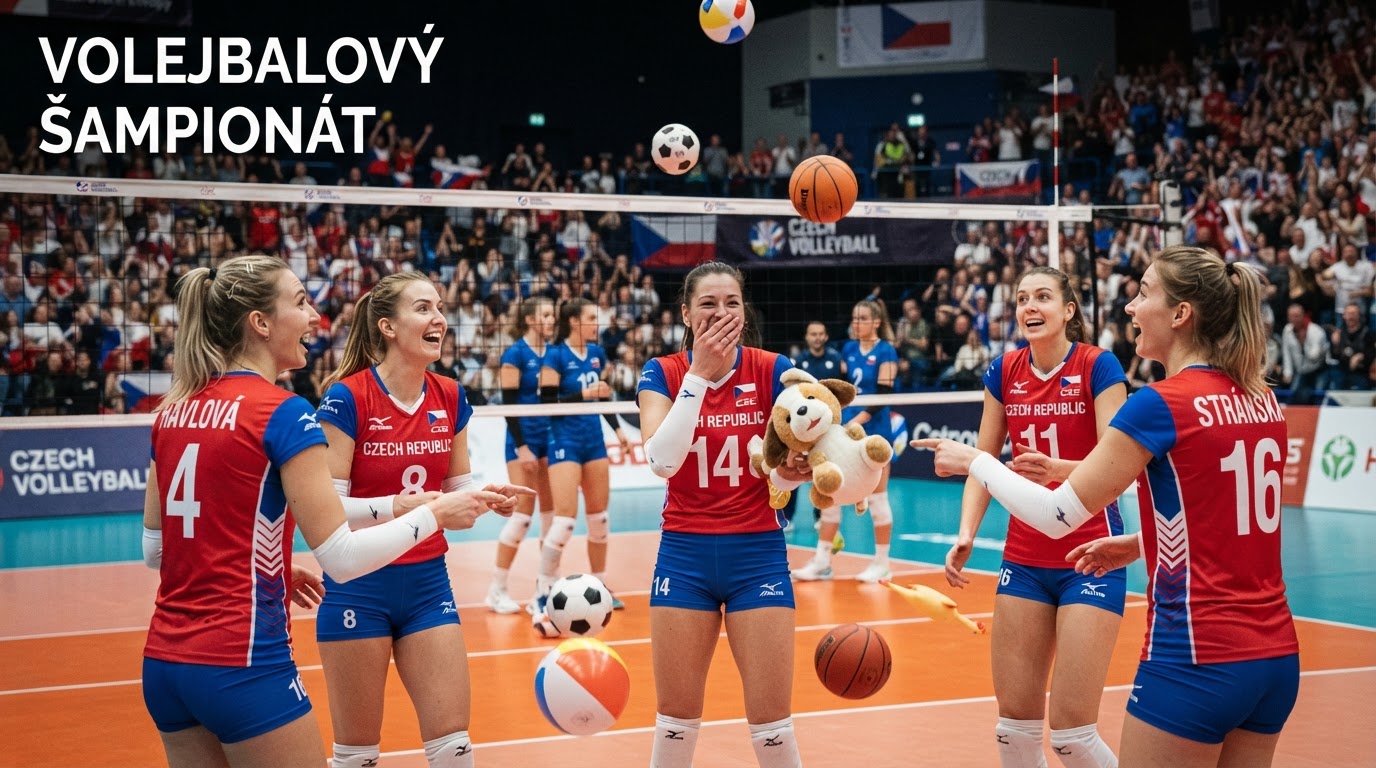 Volejbalový šampionát a netradiční míče vzbuzují překvapení českého týmu