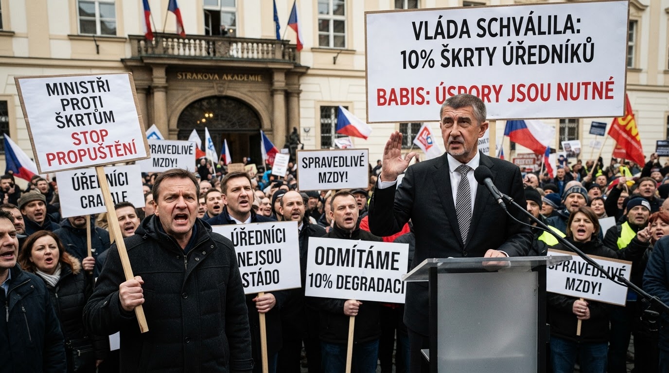Babiš nařídil propustit deset procent úředníků, ministři se ohradili